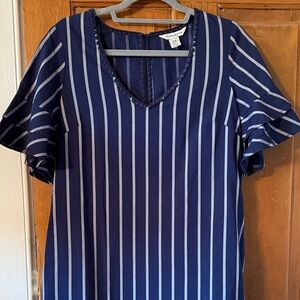 Tommy Bahama Navy Striped Top